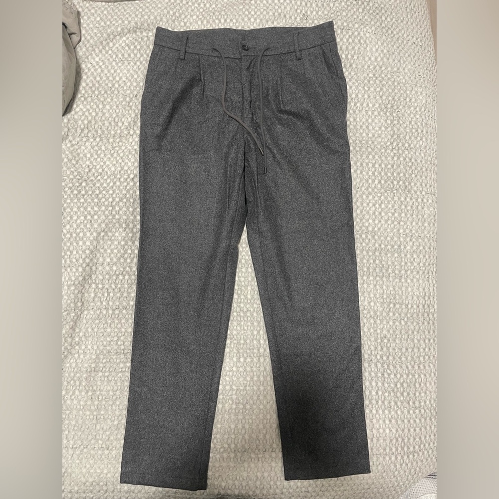 Barba Napoli women’s wool trouser with zip up and tie